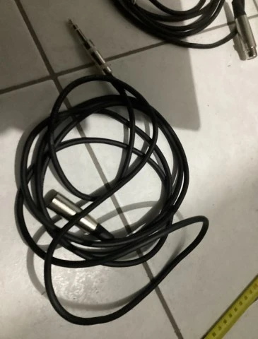 HOSA XLR F TO TRS / XLR M TO TRS (3m)