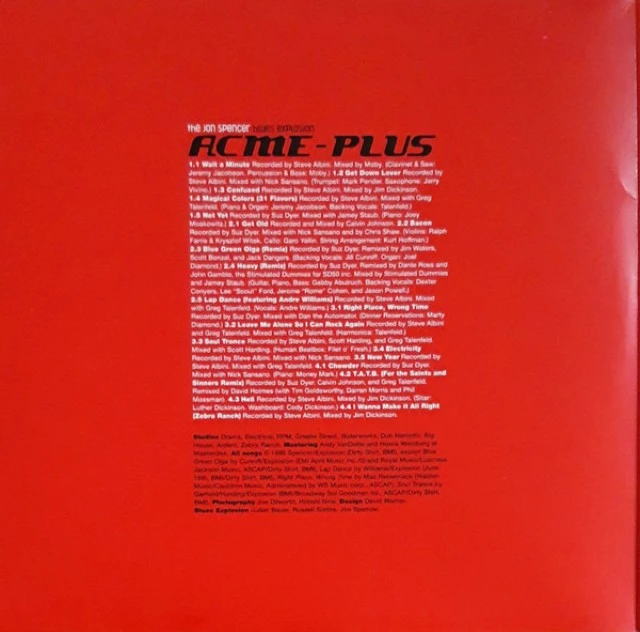 The Jon Spencer Blues Explosion ‎– Acme