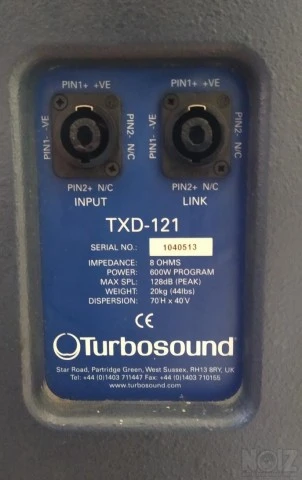 Ζεύγος Ηχεία Turbosound 12'' TXD-121 300