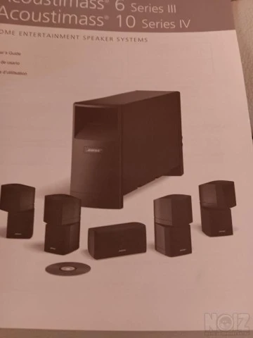 Home theatre Bose acousticmass 10 series