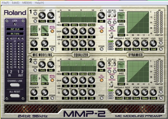ROLAND MMP-2 Mic Modeling Preamp
