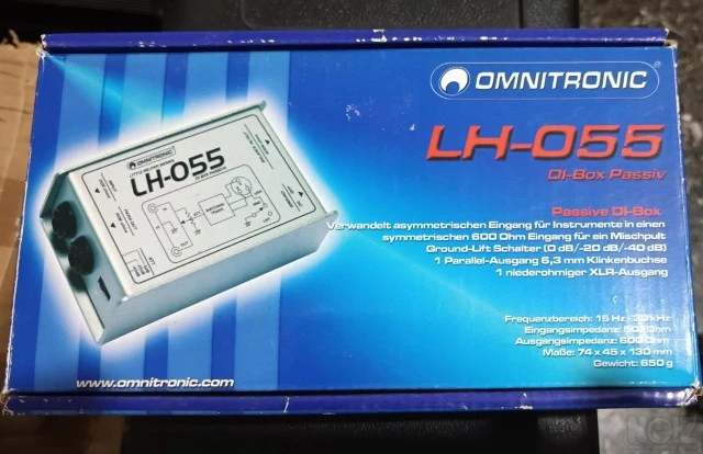 Παθητικό DI box LH-055 Omnitronic