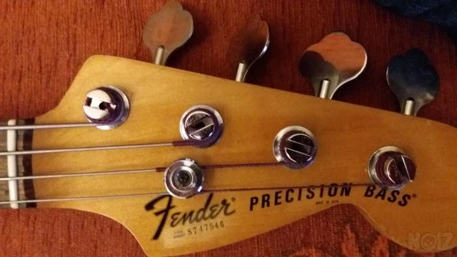 Fender presicion bass fretless 1977