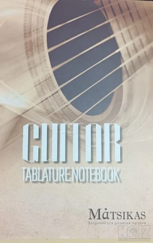 Guitar tablature notebook