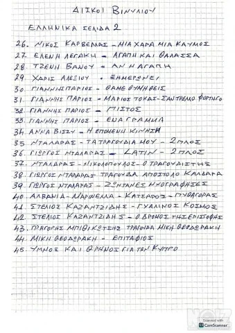 ΠΑΛΑΙΑ ΒΙΝΥΛΙΑ ΠΤΟΣ ΠΩΛΗΣΗ 45 ελληνικα 2