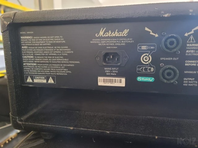 Marshall MB450H 450w hybrid bass amplifi
