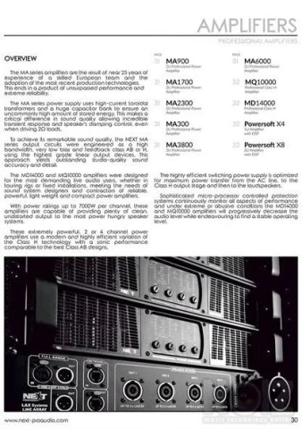 NEXT - PROAUDIO MD-14000 Amplifier