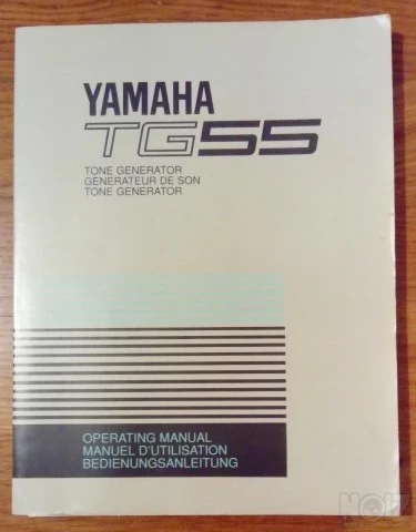 Yamaha TG55 Tone Generator OPERATING MAN