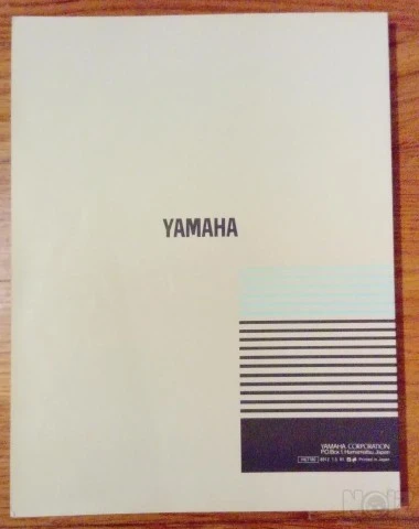 Yamaha TG55 Tone Generator OPERATING MAN