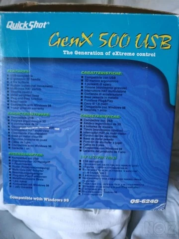 Joystick Genx 500 usb QS-6240 χειριστήρι