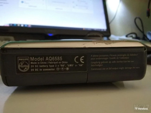 Vintage Philips AQ6585 Cassette Player