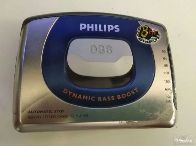 Vintage Philips AQ6585 Cassette Player