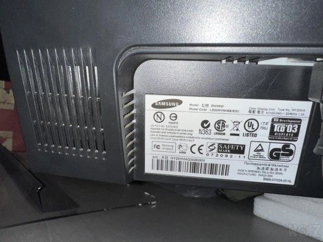Samsung Monitor 20'' 2043 NW