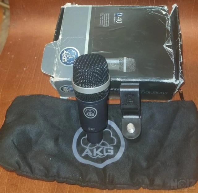 AKG D40+ H440 Drum rim mount + storage p