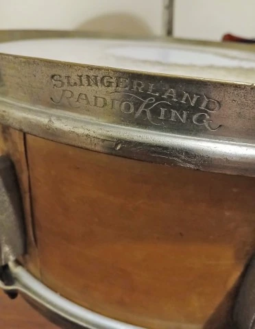 Vintage Slingerland snare drum from the 