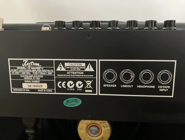 Kustom 12 Gauge ενισχυτής 16W