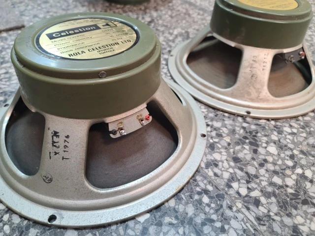 2 x Pre-Rola &amp; Rola Celestion G12H P