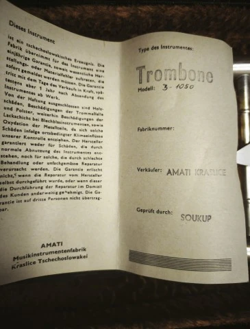 Τρομπόνι Amati Kraslice 3-1050