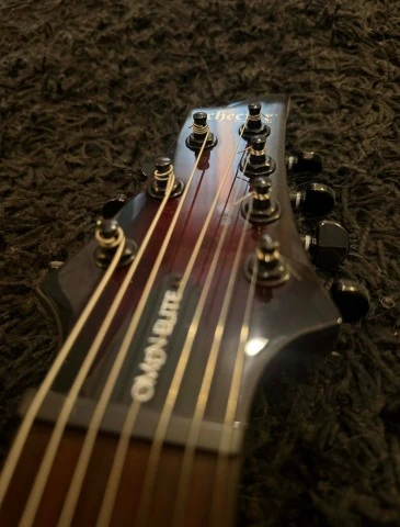 Schecter Omen Elite-7 Black Ch Burst