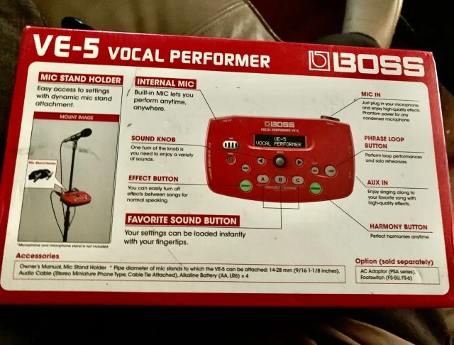BOSS VE-5 Vocal Performer Effects