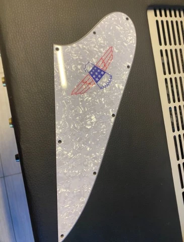 Bicentennial Thunderbird pickguard περλα