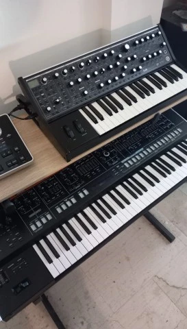 Roland Jupiter-X + Moog Subsequent (Μαζί)