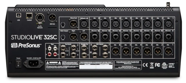 Presonus StudioLive 32SC στην κουτα της.
