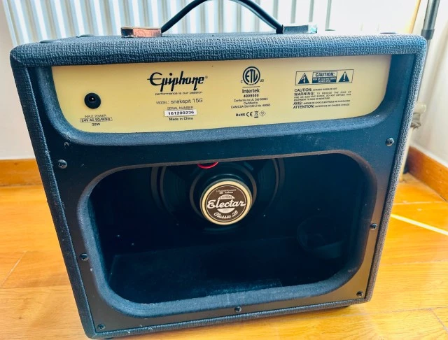 Epiphone Snakepit 15G "Slash Signature" με τροφοδοτικό.