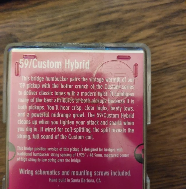 Seymour Duncan  59 / Custom Hybrid 