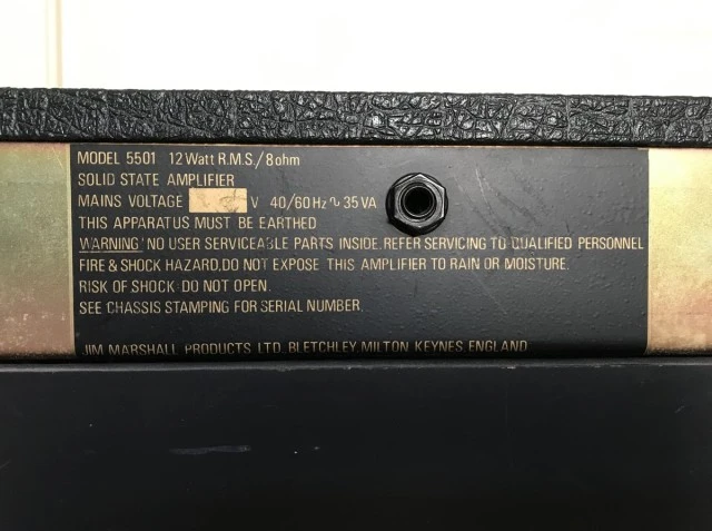 Marshall Bass 12 (Model 5501)