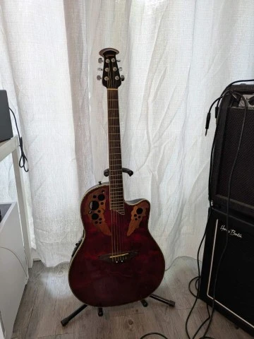 Ovation Celebrity CC44 μπορντό