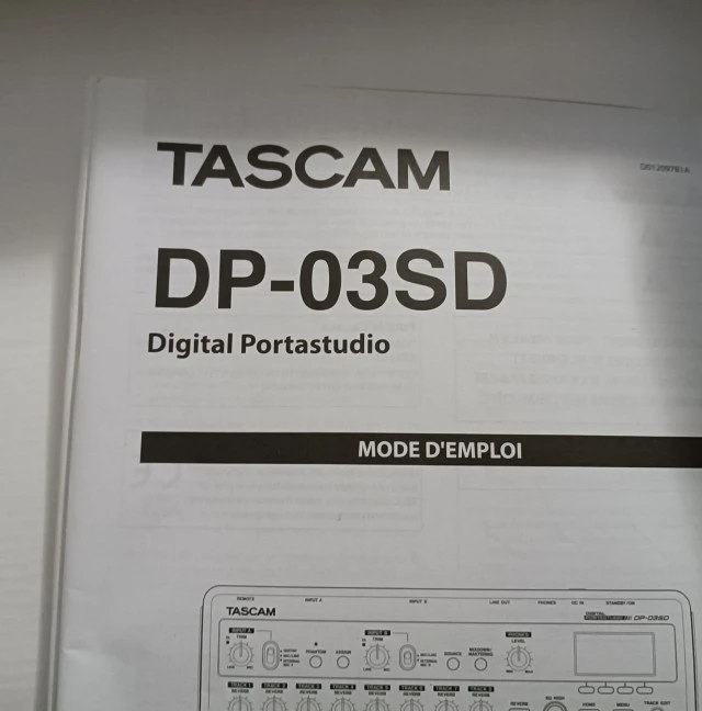 Tascam dp03sd πολύκανάλος ψηφιακός εγγρα