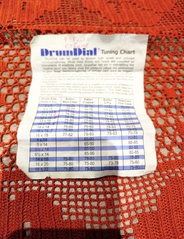 DrumDial Analog Tuner