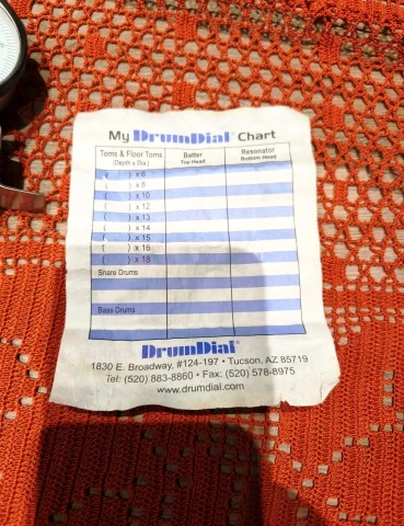 DrumDial Analog Tuner