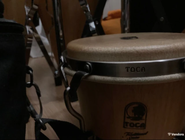 Toca Traditional Series Bongos + Gibraltar + Meinl 