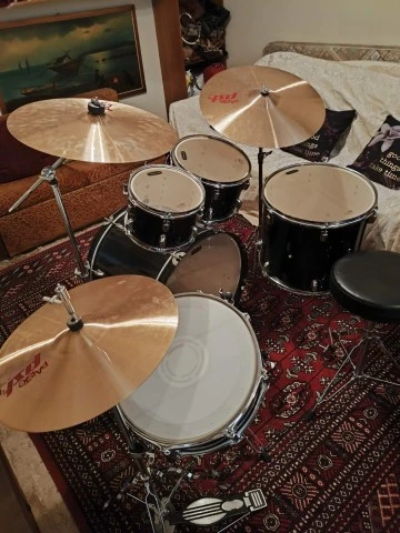 Drum Set Mapex Tornado + Paiste Ride/Cra