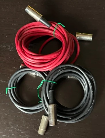 3 Midi Cables 5-3-1,5 meters Proel Italy