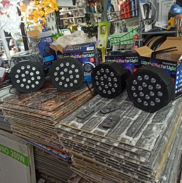 LED RGB DJ 18 Par Φώτα σκηνής Aσύρματο χ