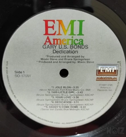 Gary U.S. Bonds - Dedication
