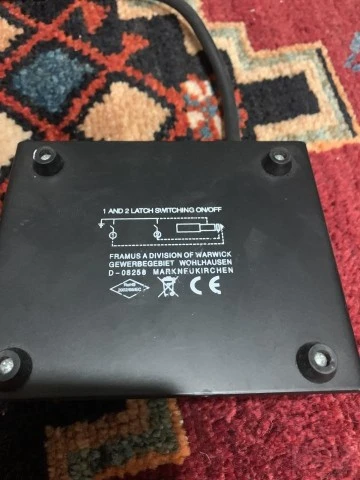Marshall framus footswitch