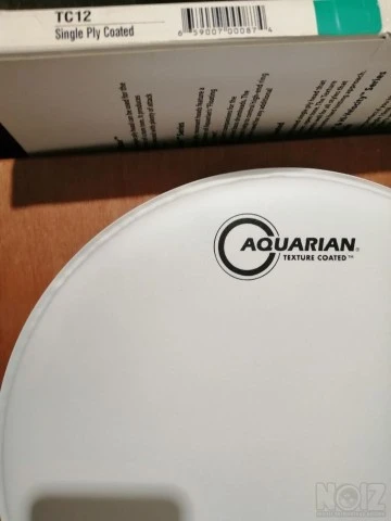 TC12 Drumhead Satin Finish White 12''