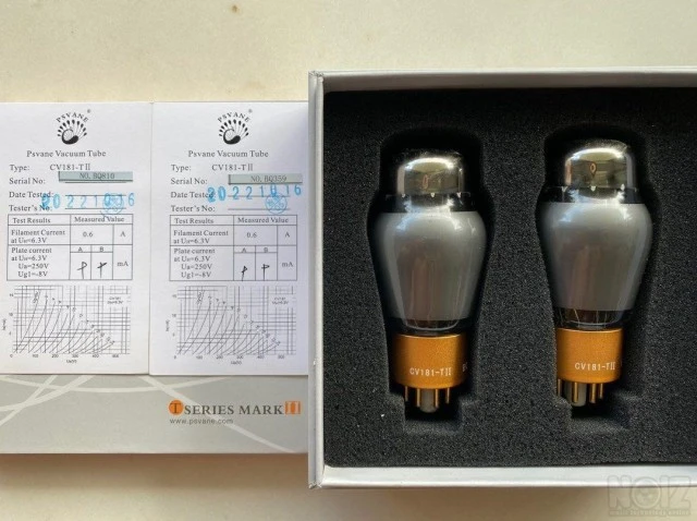 Psvane CV181-T-MII/2 / 6SN7GT - Matched 