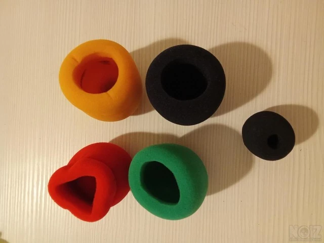 Φίλτρα μικροφώνων και δεματικά velcro