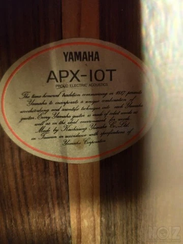 Yamaha Apx-10T 1987 Natural