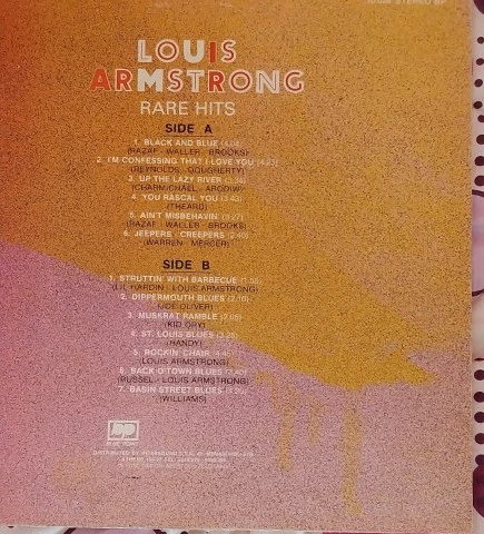 Luis Armstrong.  Rare hits