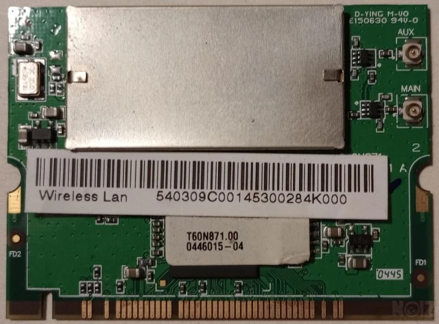 Wireless mini PCI card από ACER Aspire 1