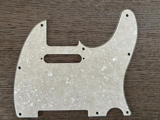 Telecaster Pickguard White Aged Pearl