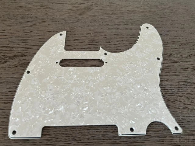 Telecaster Pickguard White Aged Pearl