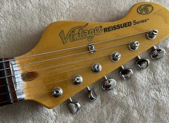 Vintage V6JMH ReIssued Electric Guitar ~