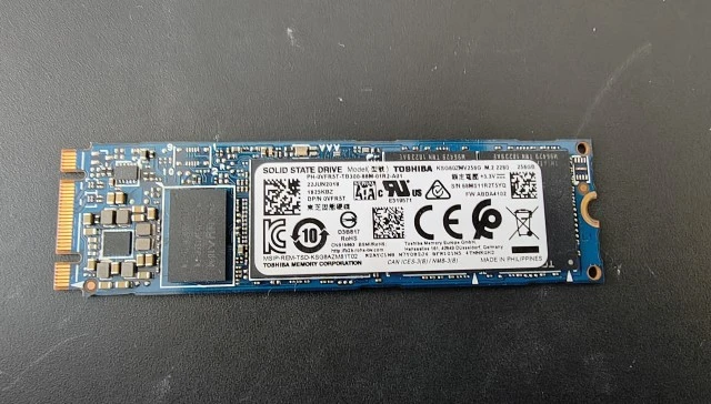 SSD 256GB Toshiba M.2 SATA